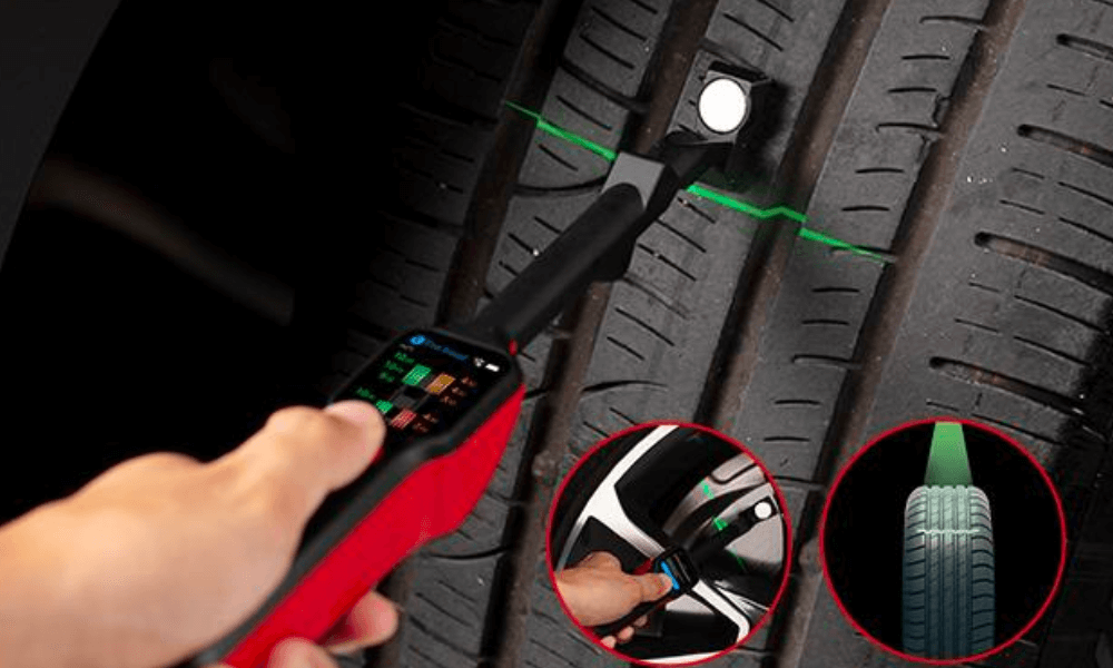 Autel TPE200 Tyre Tread Depth & Brake Disc Tester Laser Examiner